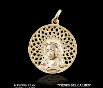 medalla virgen del carmen