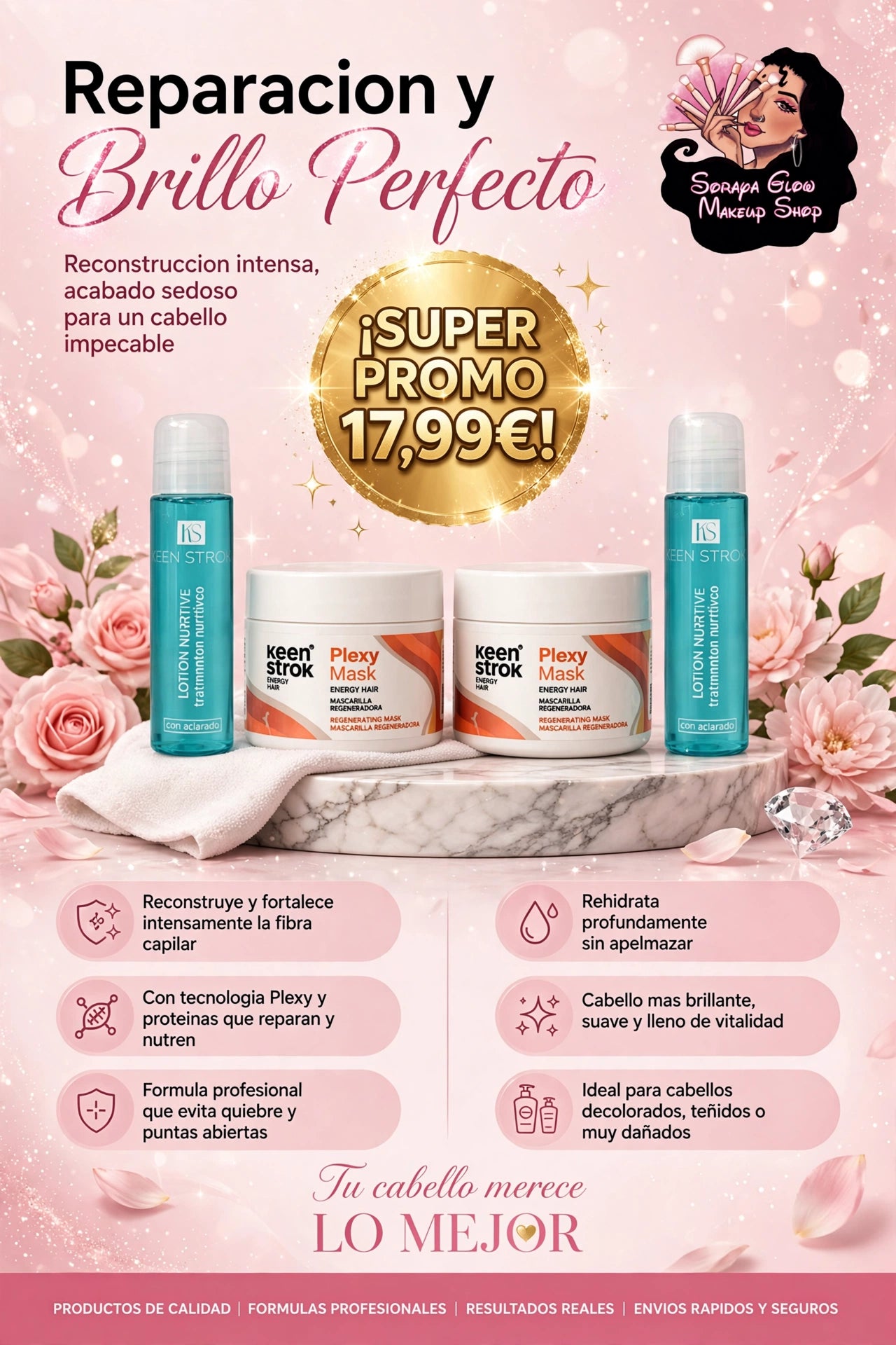MASCARILLA PLEXY Y AMPOLLA NUTRITIVA