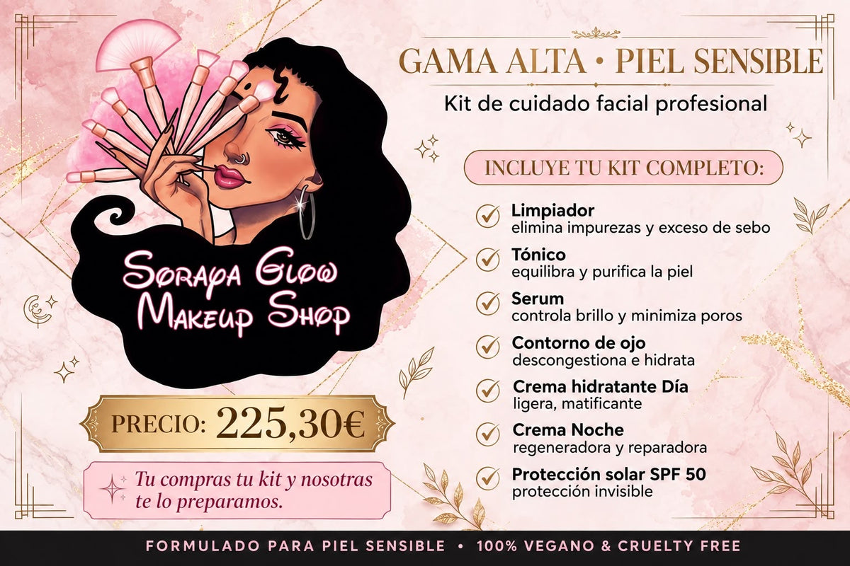 Rutina gama alta piel sensible