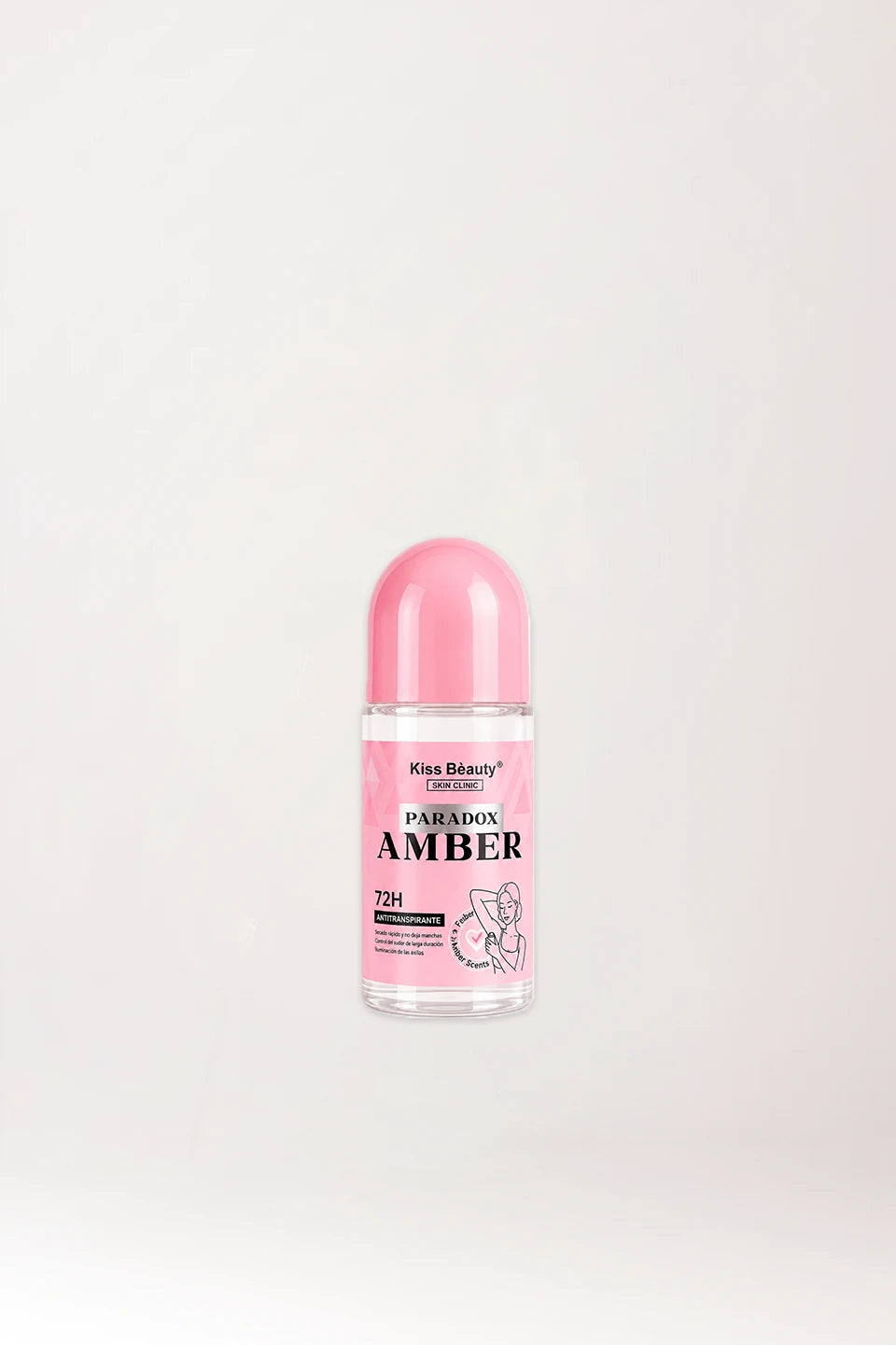 Kiss Beauty Skin Clinic - Paradox Amber Perfumed Roll-On Desodorante Antitranspirante 72h -50 ml