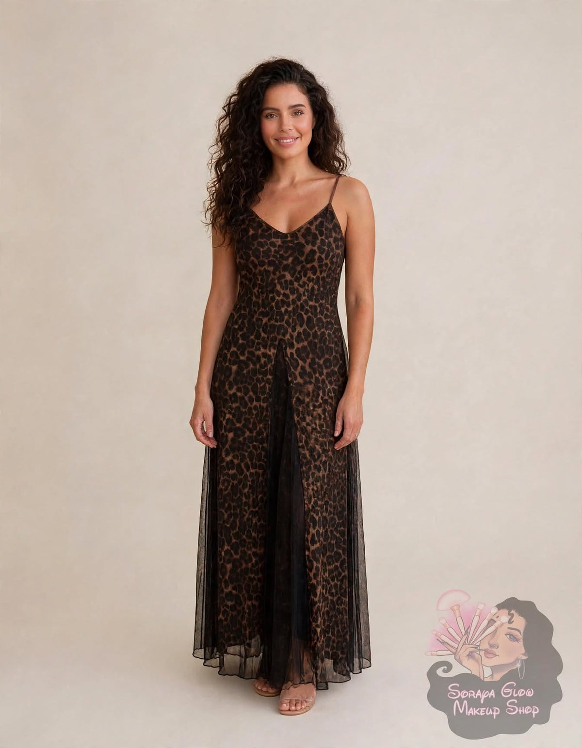Vestido animal print