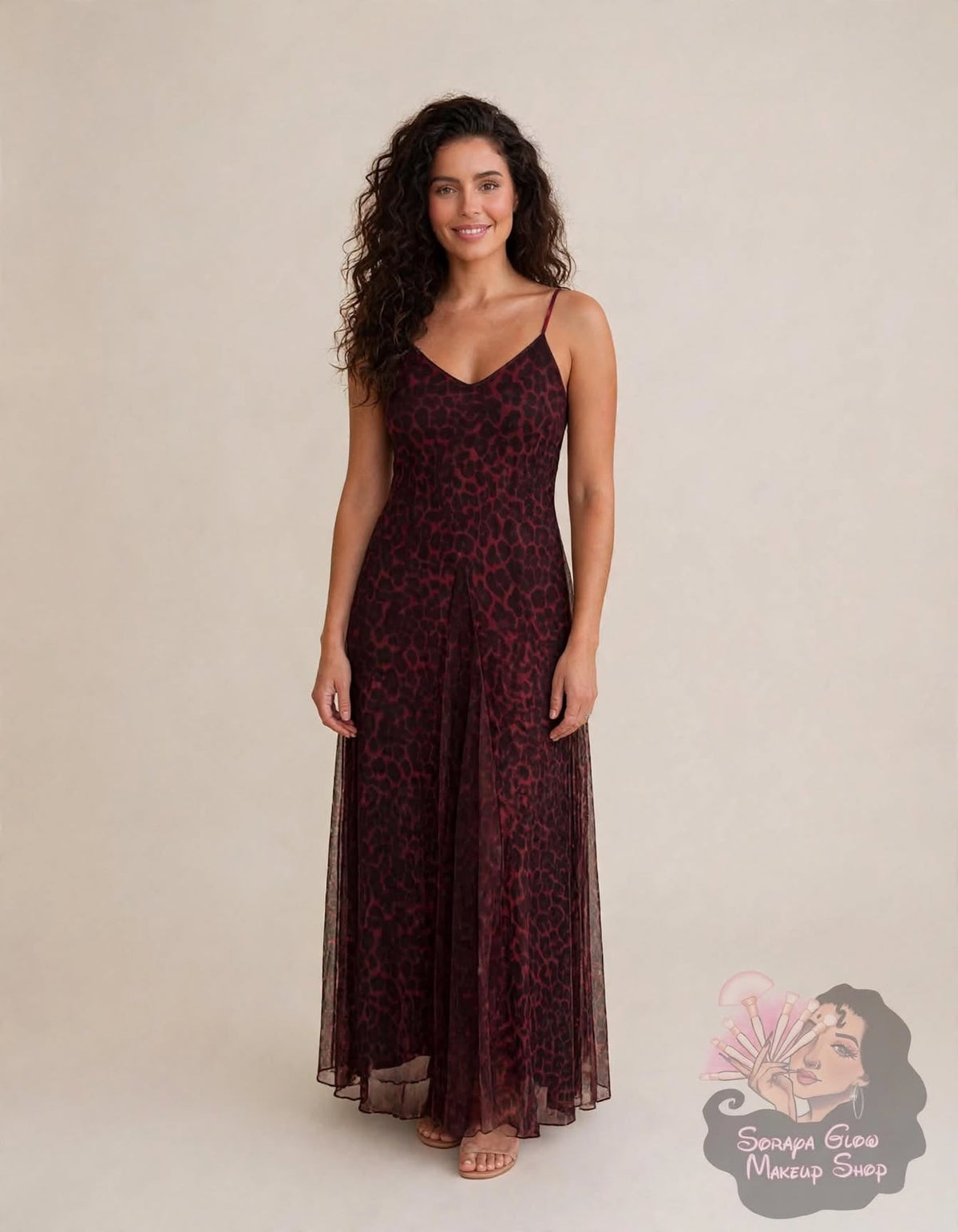 Vestido animal print