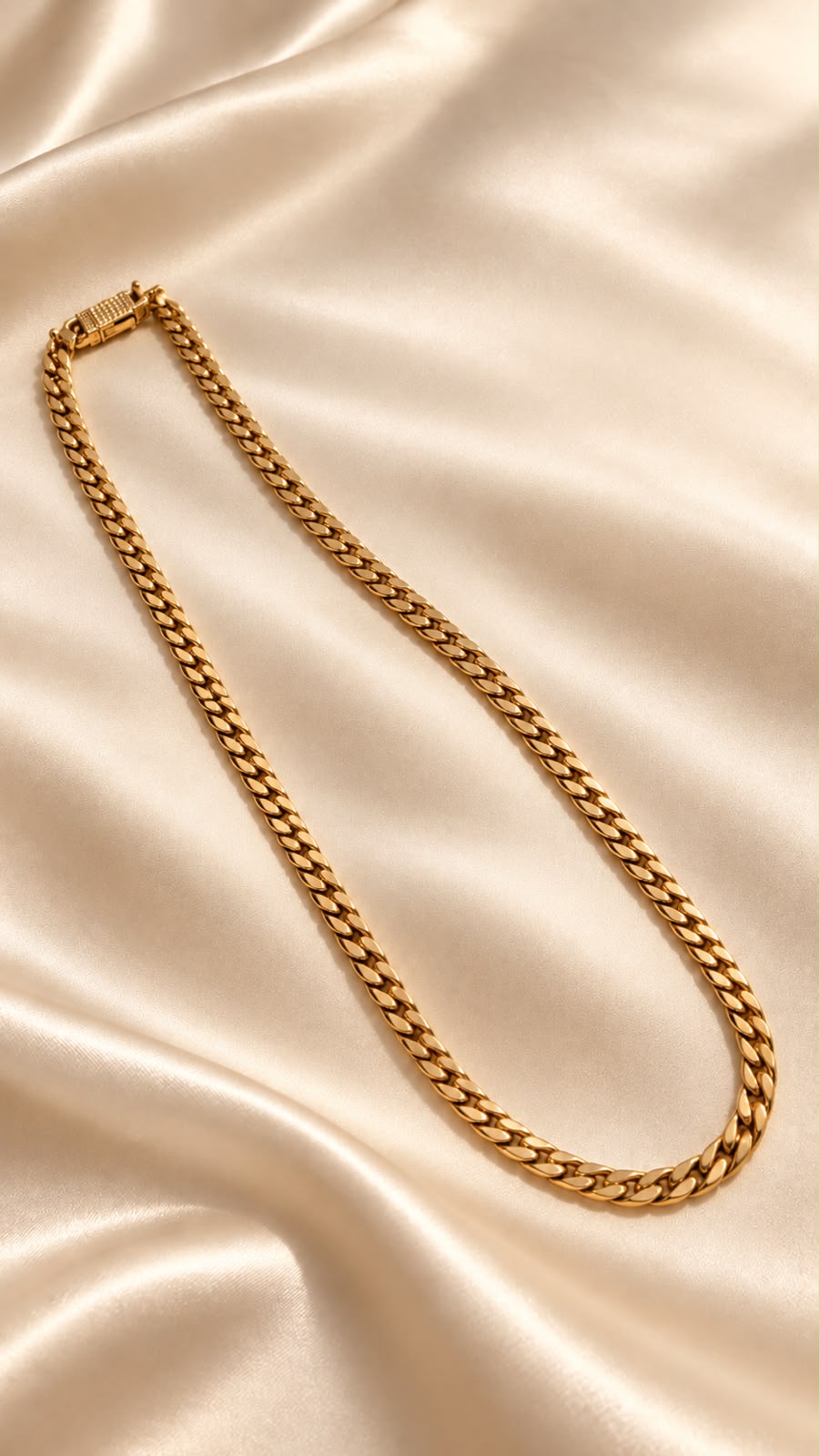 Collar cubana oro 45cm 55cm 65cm