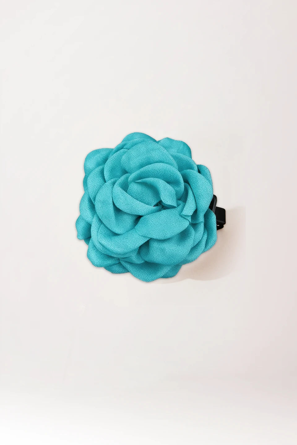 Pinza de pelo con flor azul