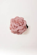 Pinza de pelo con flor rosa pastel