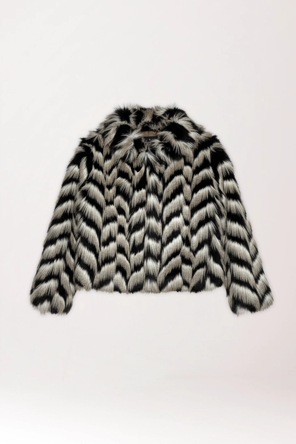 Abrigo de pelos Anabella claro