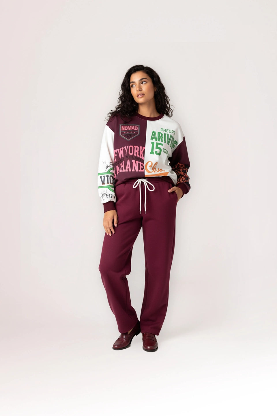 Chandal NEW YORK burdeos