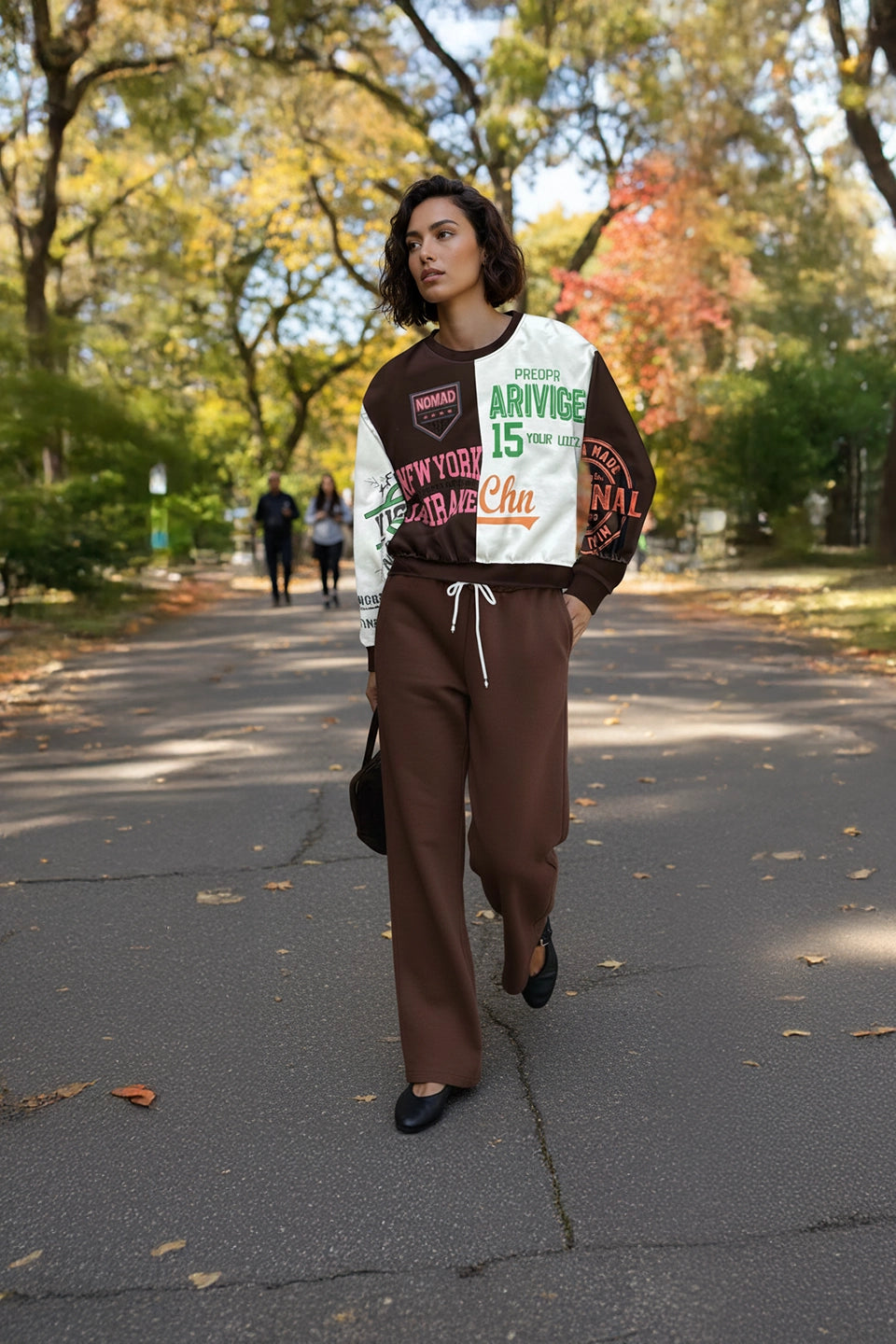 Chandal NEW YORK marrón