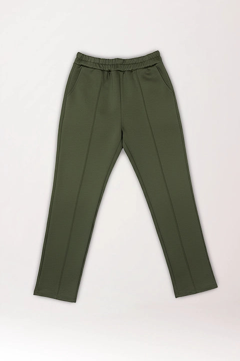 Chandal MIN cremallera verde militar