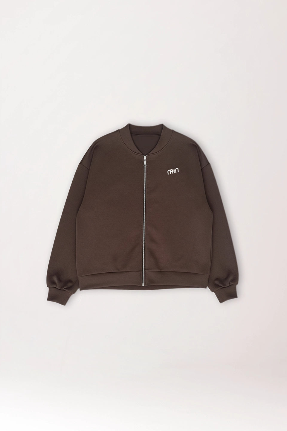 Chandal MIN cremallera marrón