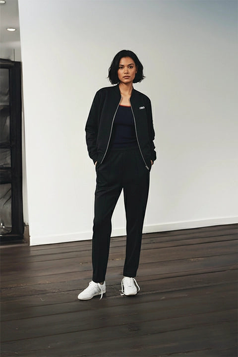 Chandal MIN cremallera negro