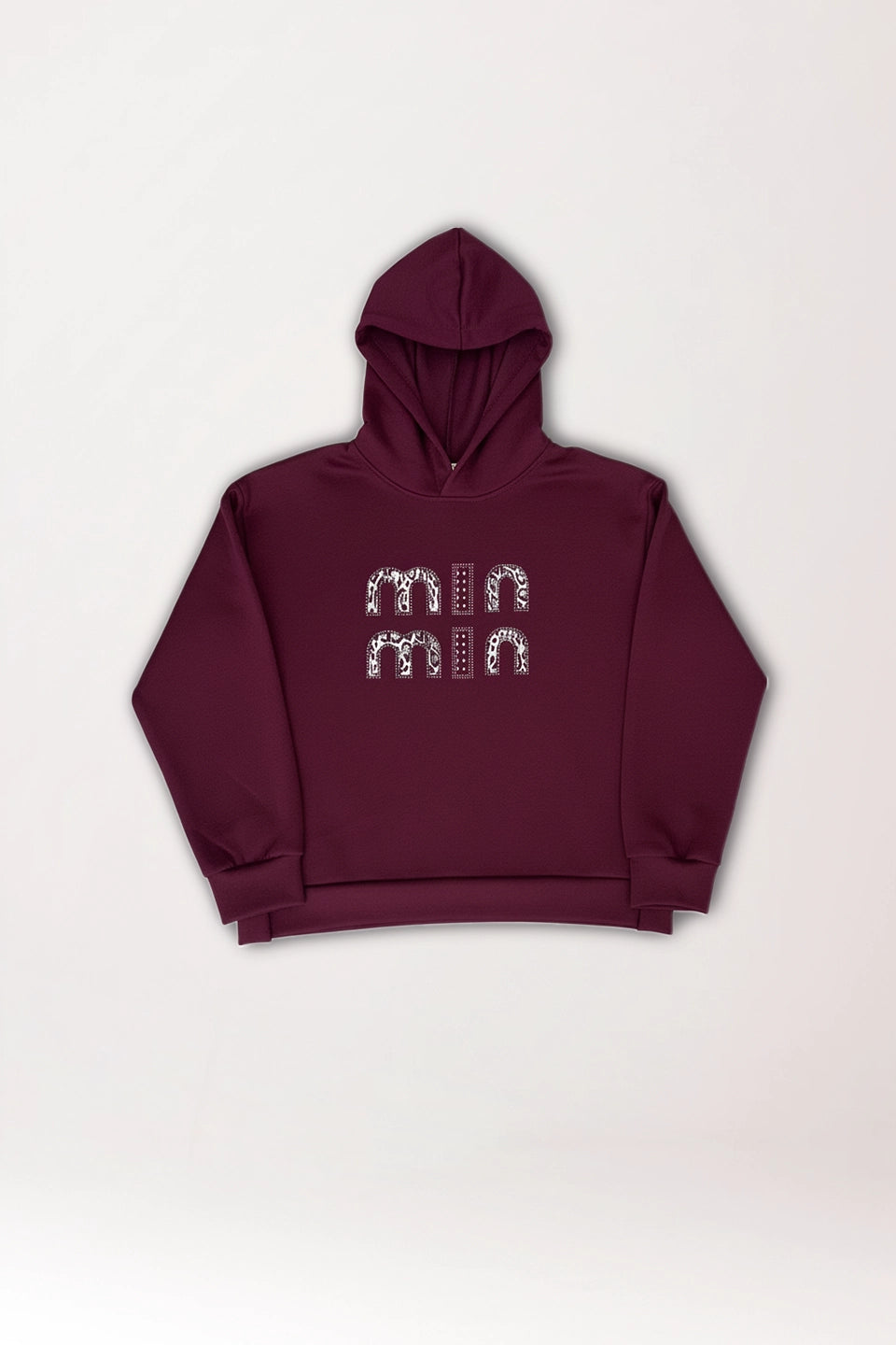 Chandal MIN leopardo burdeos