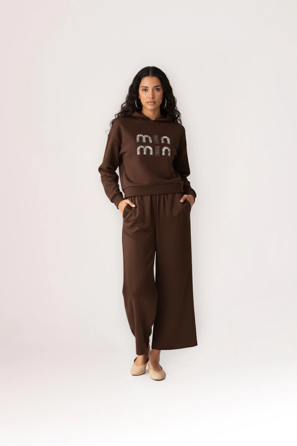 Chandal MIN leopardo marrón