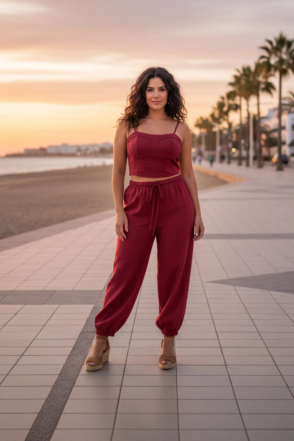 Conjunto Anabella fuscia