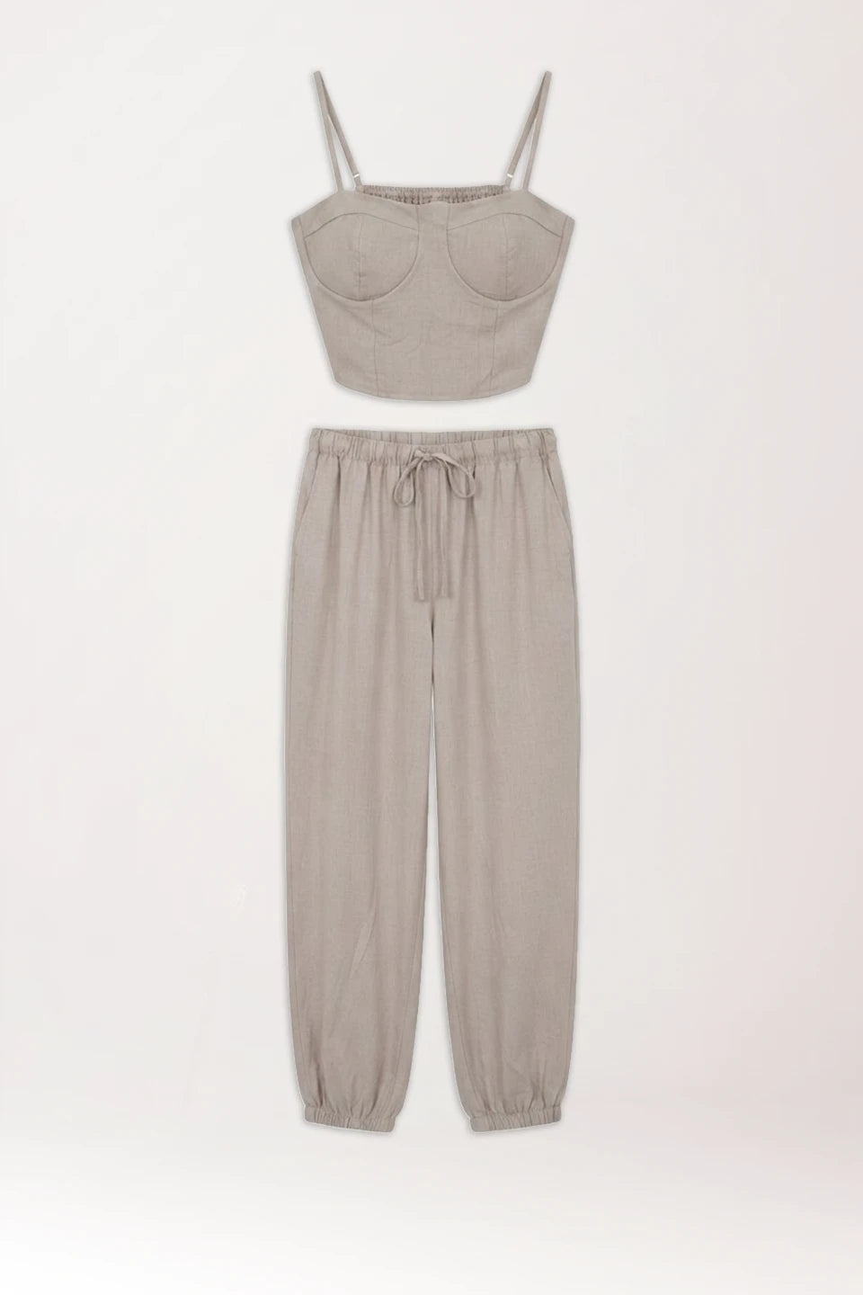 Conjunto Anabella gris
