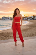 Conjunto Anabella rojo