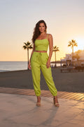 Conjunto Anabella verde lima