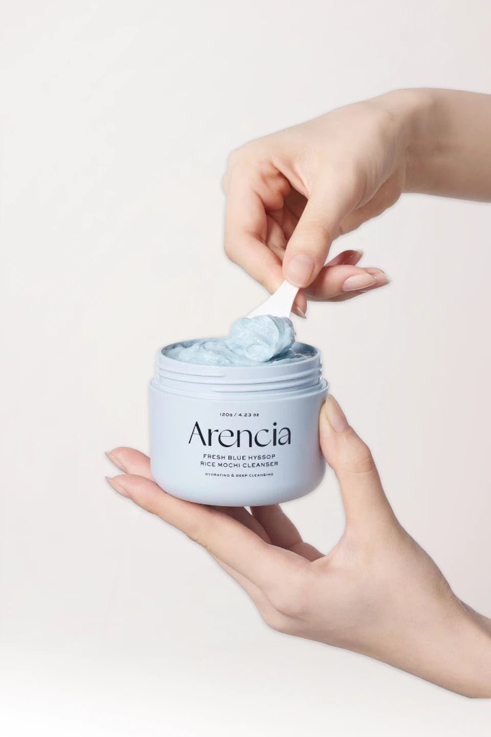 ARENCIA - Espuma limpiadora Fresh Blue Hyssop Rice Mochi Cleanser - 120g