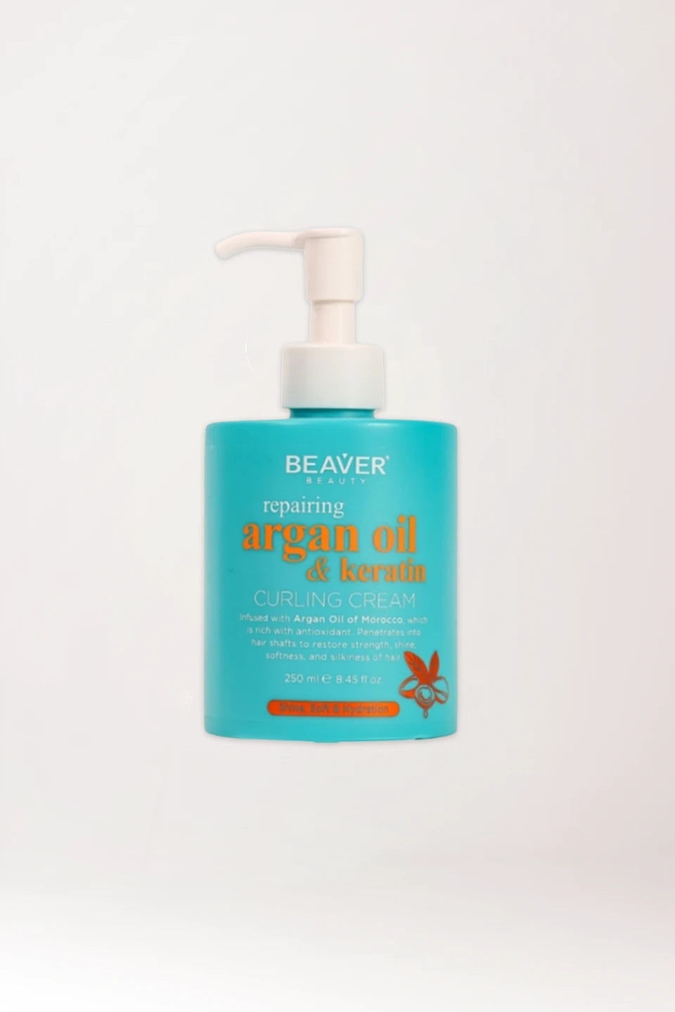 BEAVER - Crema Para Rizos Argan Oil & Keratin - 250 ml
