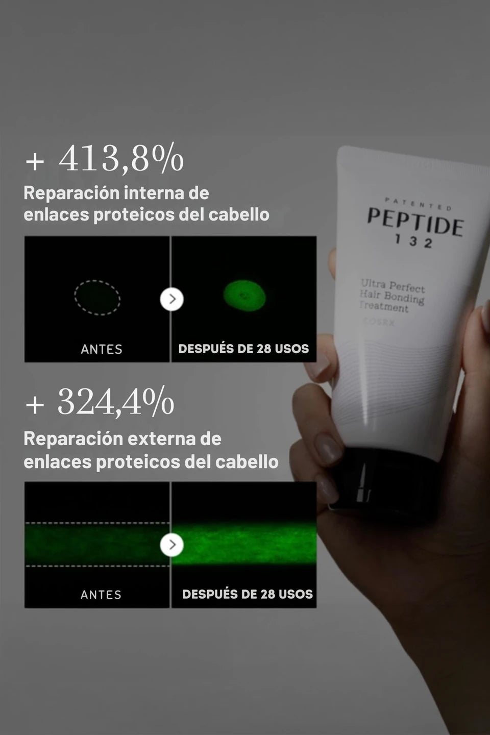 COSRX - Tratamiento capilar Peptide-132 Ultra Perfect Hair - 120ml