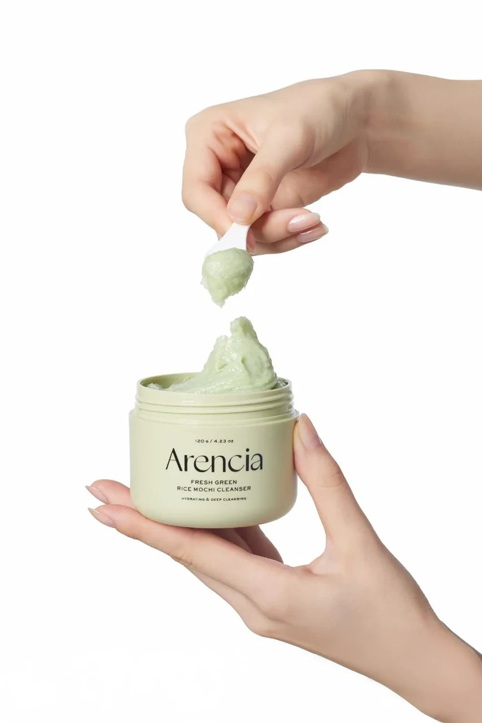 Espuma limpiadora Arencia Fresh Green Rice Mochi Cleanser 120g