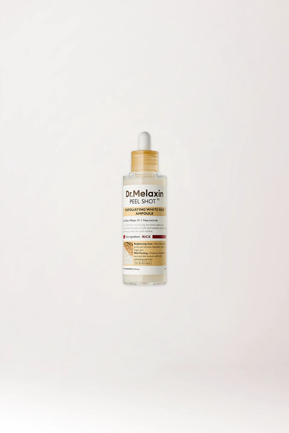 Exfoliante Dr.Melaxin Peel Shot Exfoliating White Rice Ampoule - 80ml