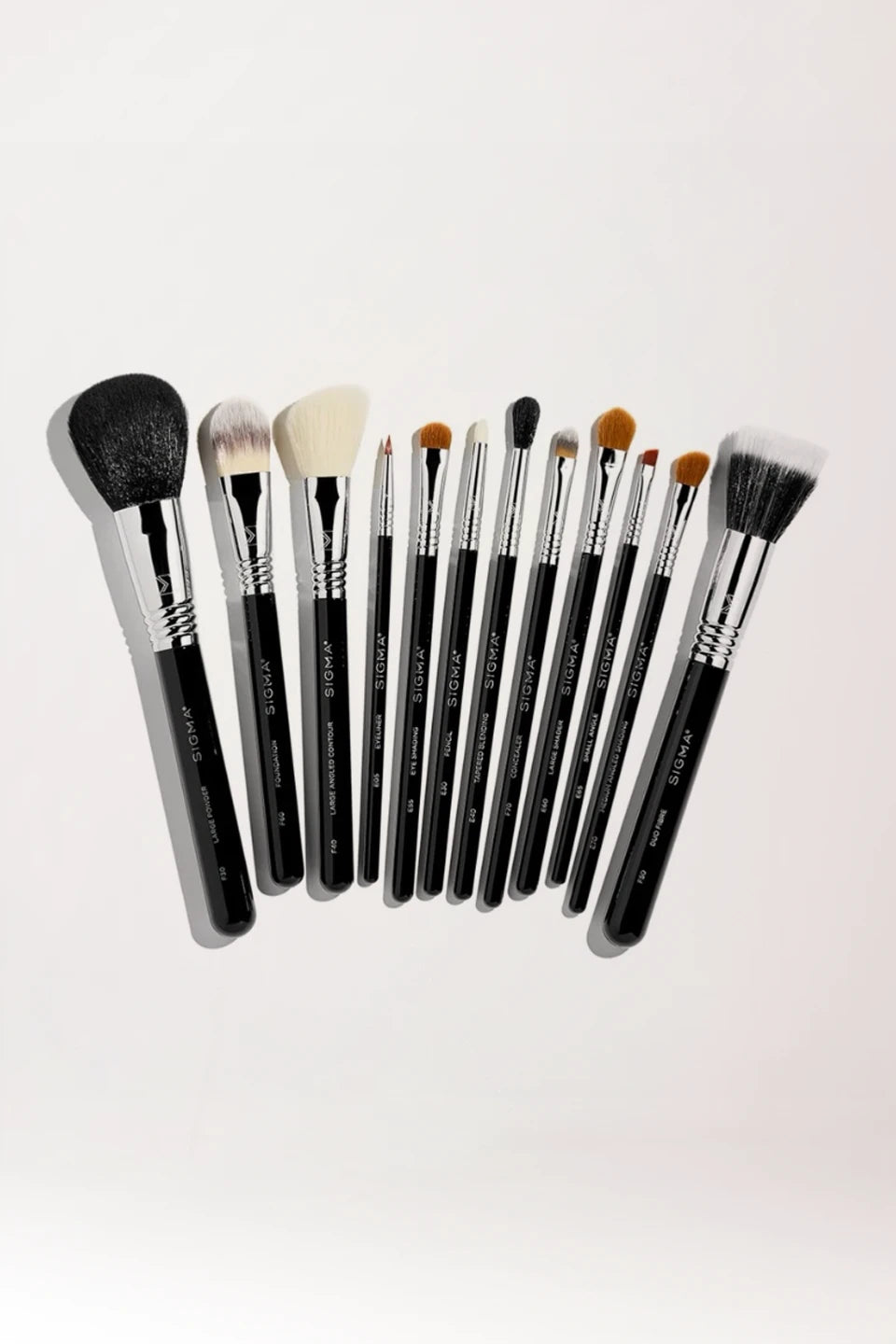 Set de Brochas Esenciales de 12 Piezas de Sigma Beauty