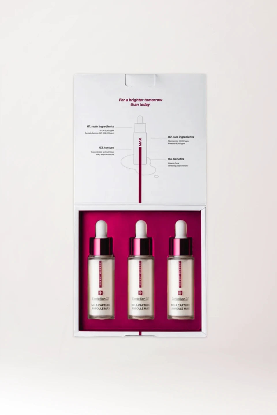 Set de ampollas Centellian24 Expert Madeca Mela Capture Ampoule Max