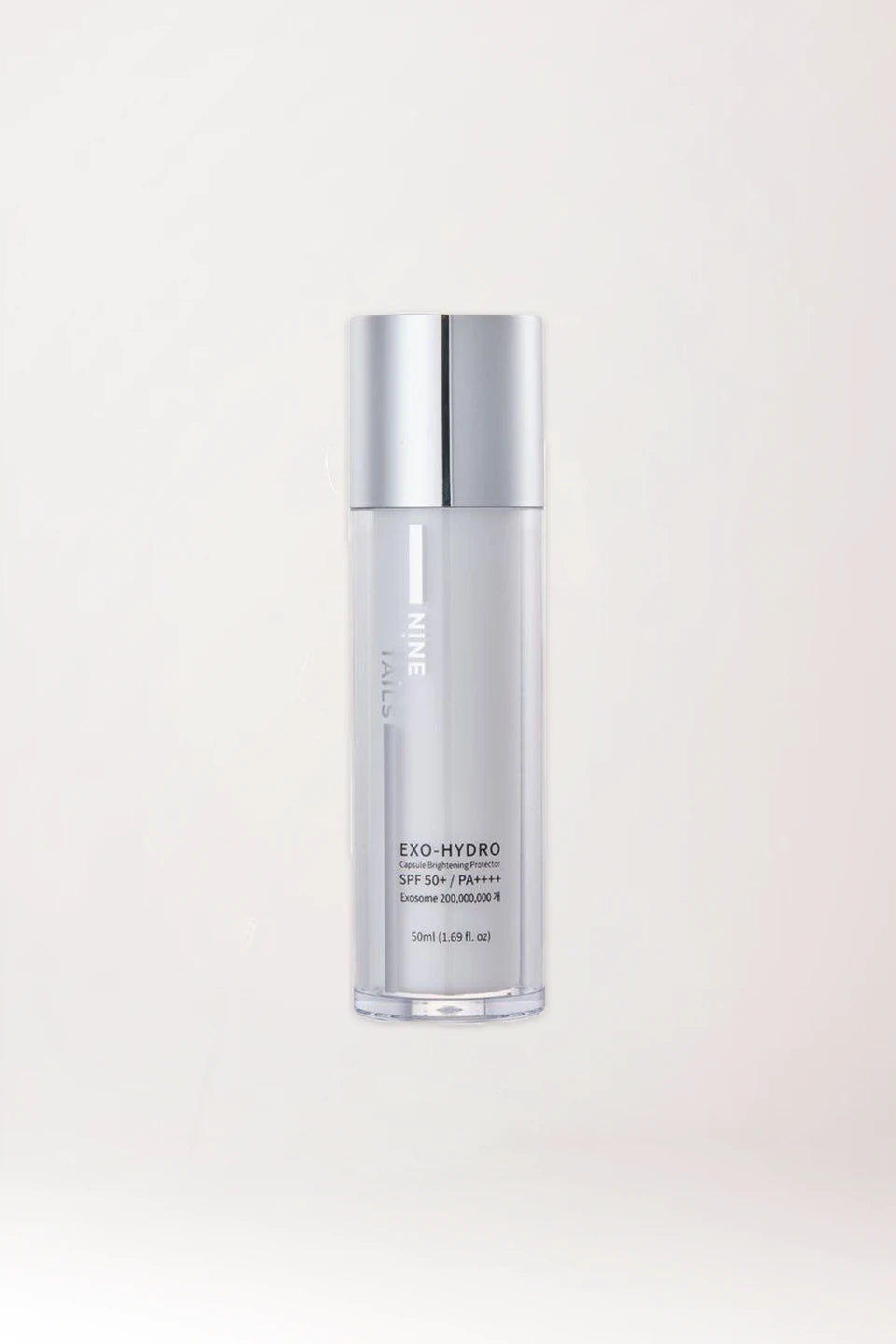 Crema de exosomas con protección solar SPF50+ 9TAILS EXO-HYDRO Capsule Brightening Protector 50ml