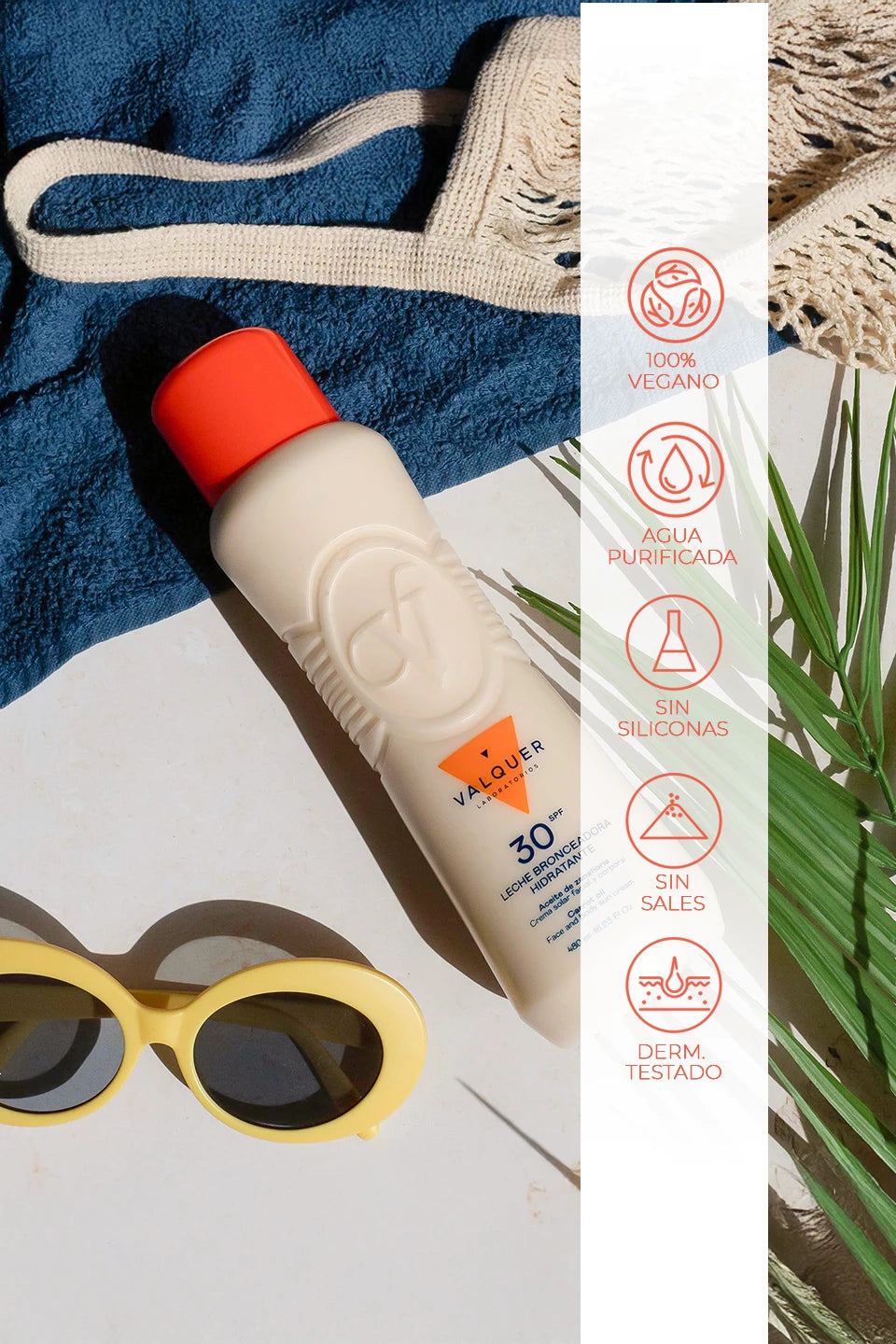 VALQUER Leche Bronceadora Hidratante de Zanahoria SPF 30
