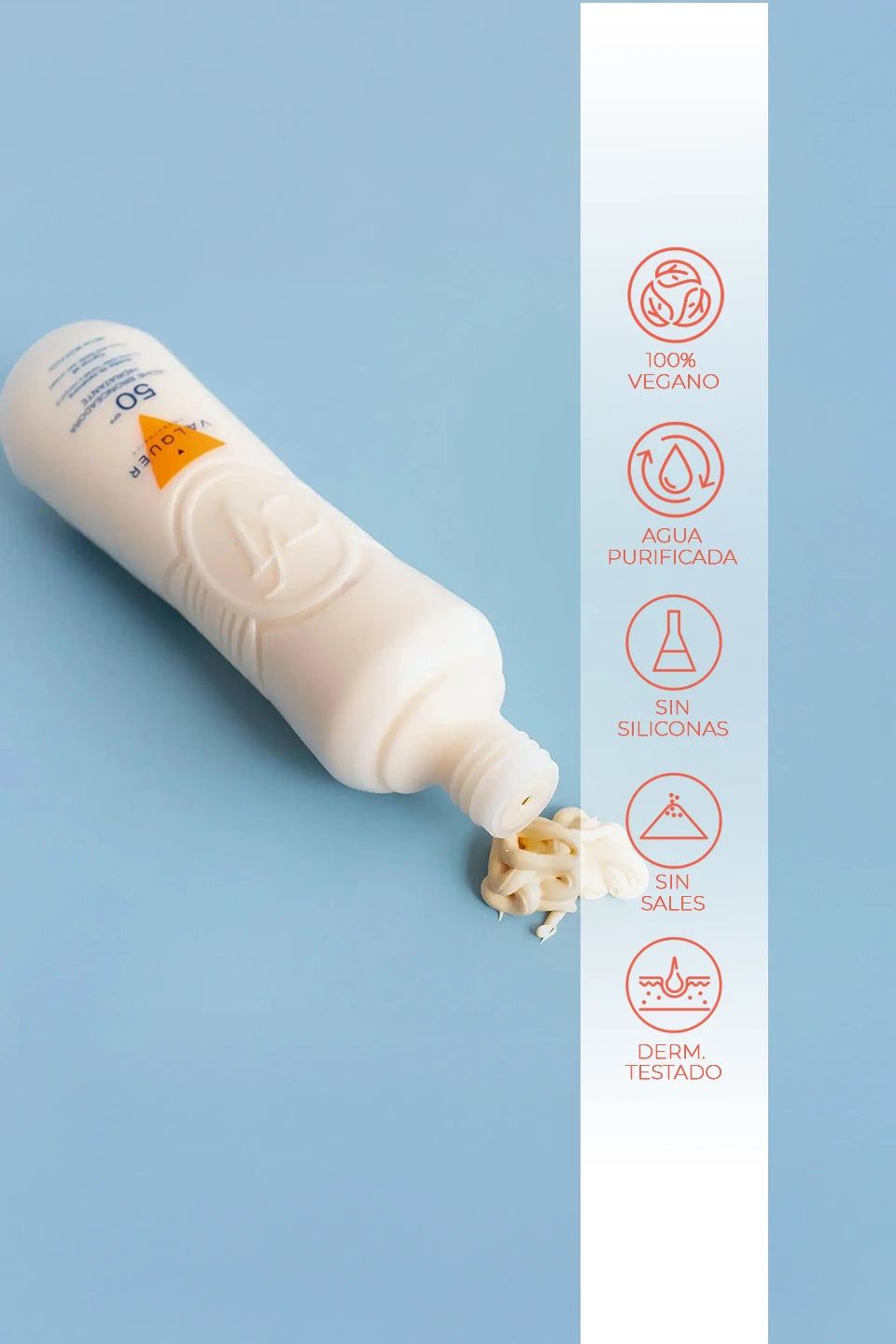VALQUER Leche Bronceadora Hidratante de Zanahoria SPF 50