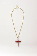 Colgante Cruz rojo