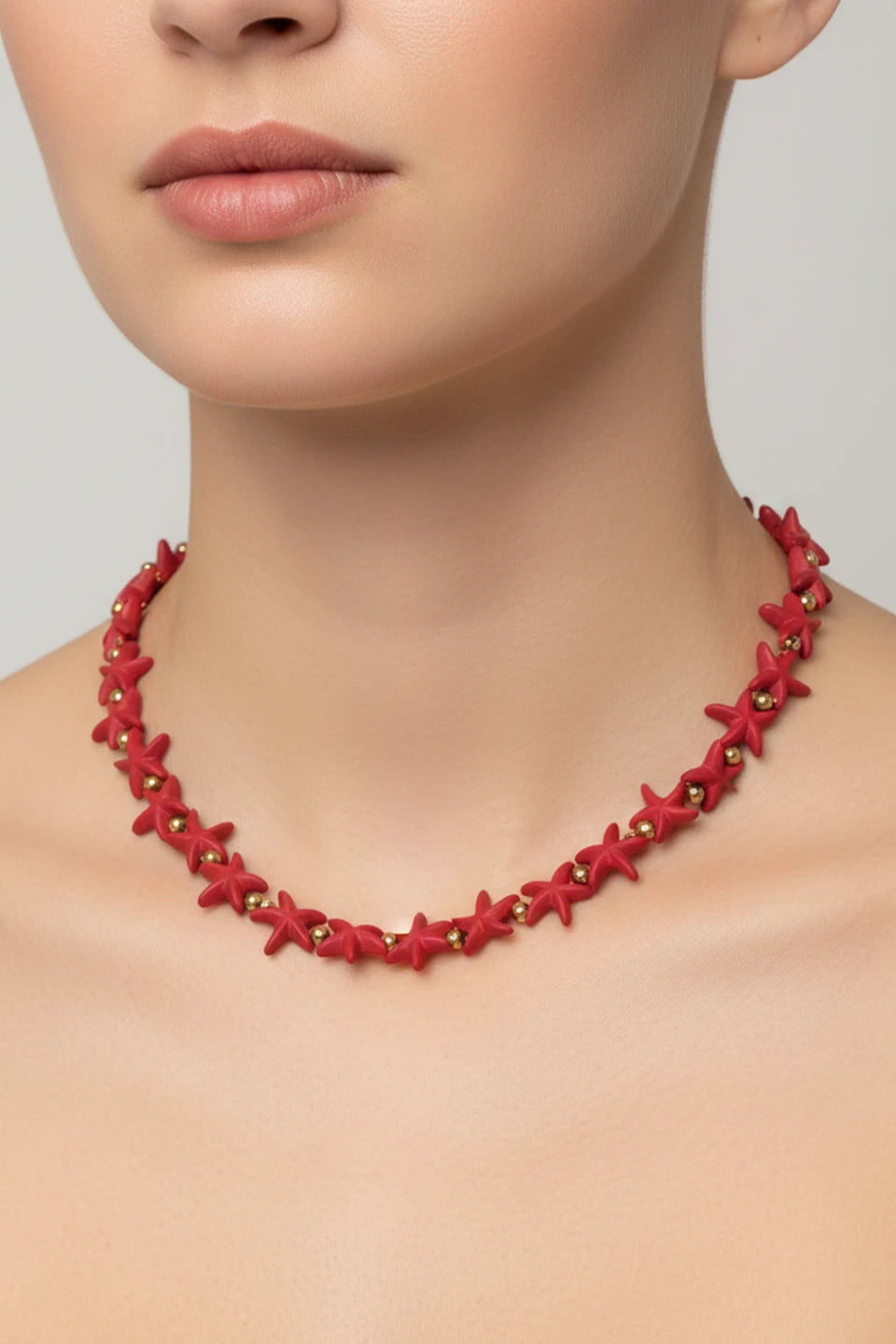Colgante Estrella rojo