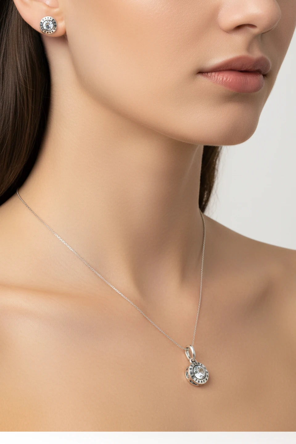 Conjunto Pandora en plata de ley 925