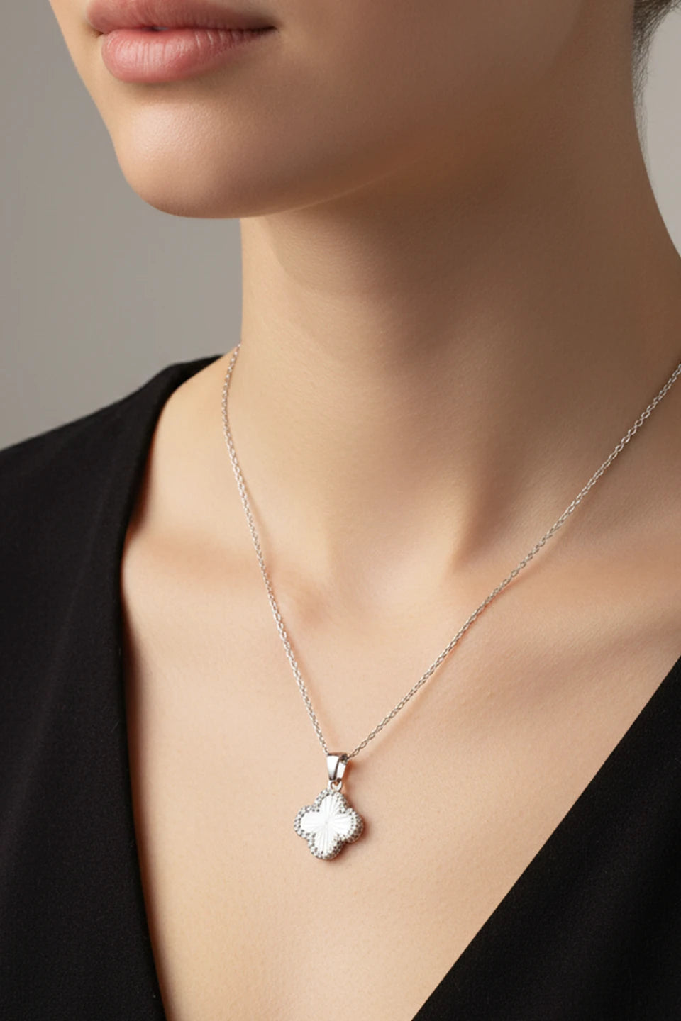 Gargantilla van cleef plata de ley 925