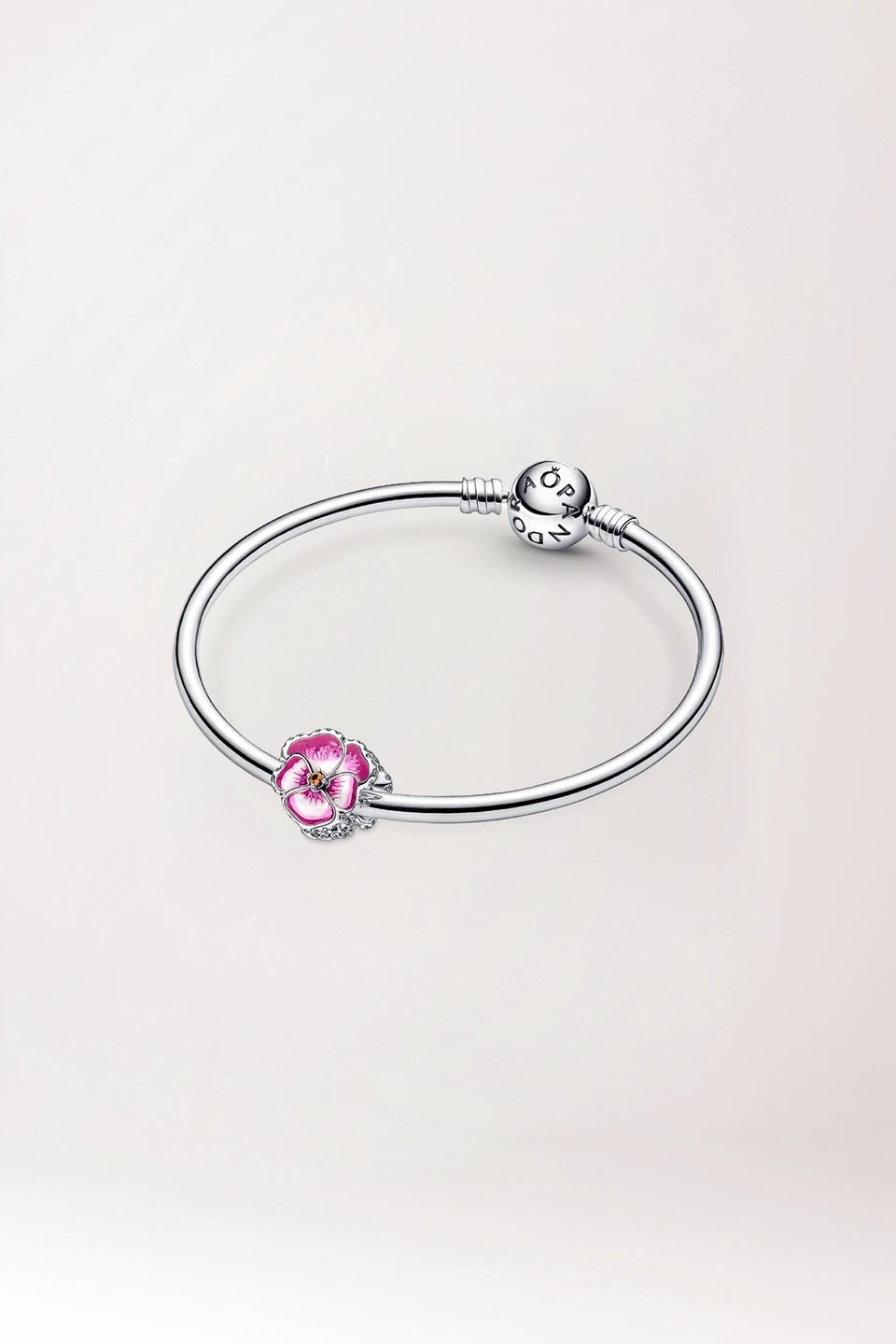 Charm pensamiento rosa