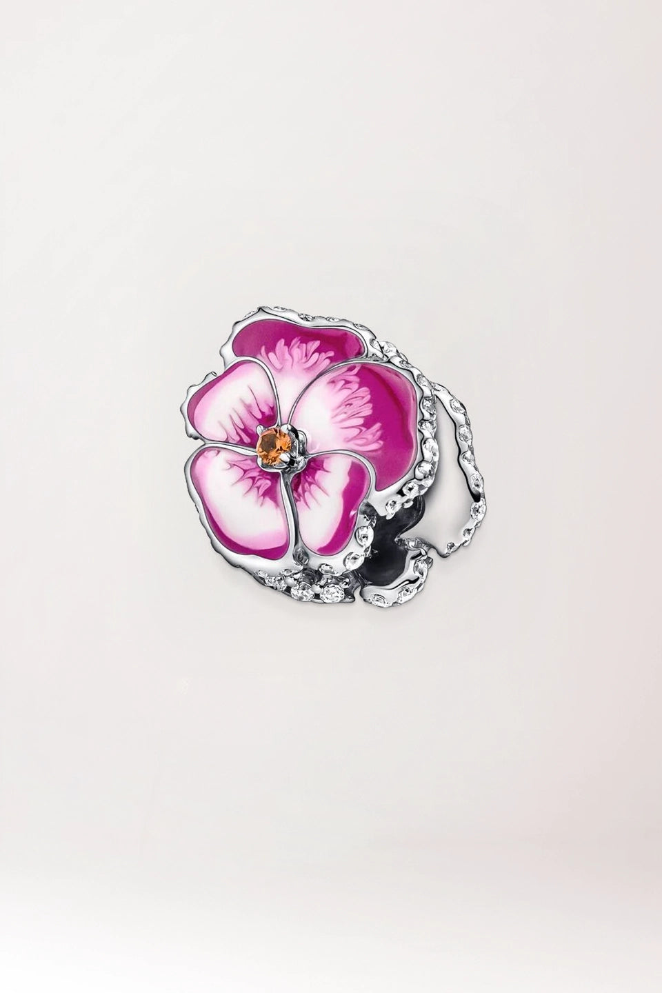 Charm pensamiento rosa