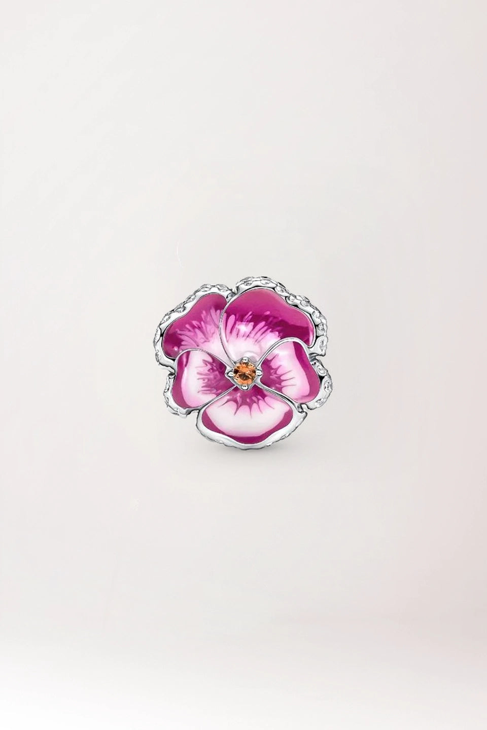 Charm pensamiento rosa