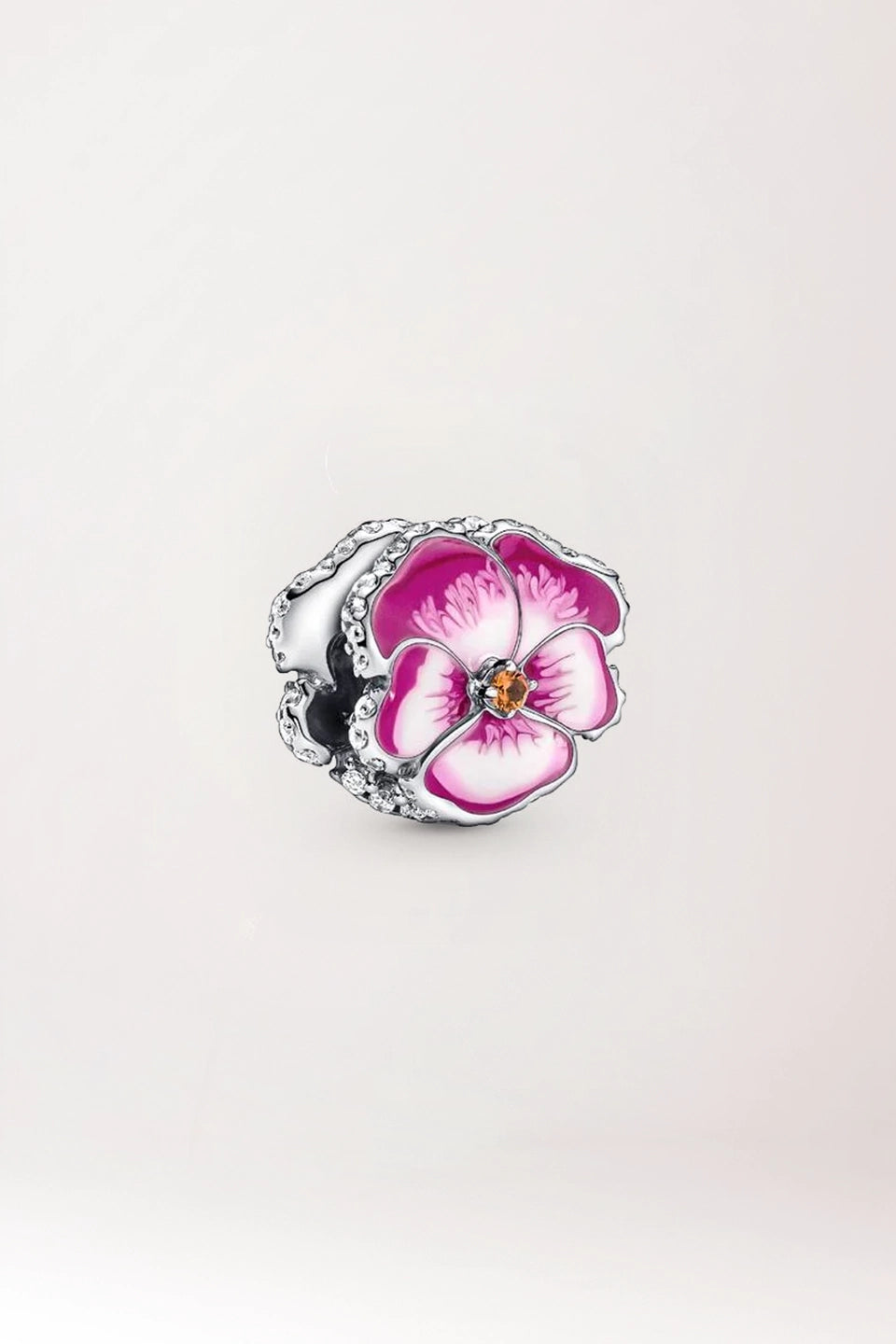 Charm pensamiento rosa