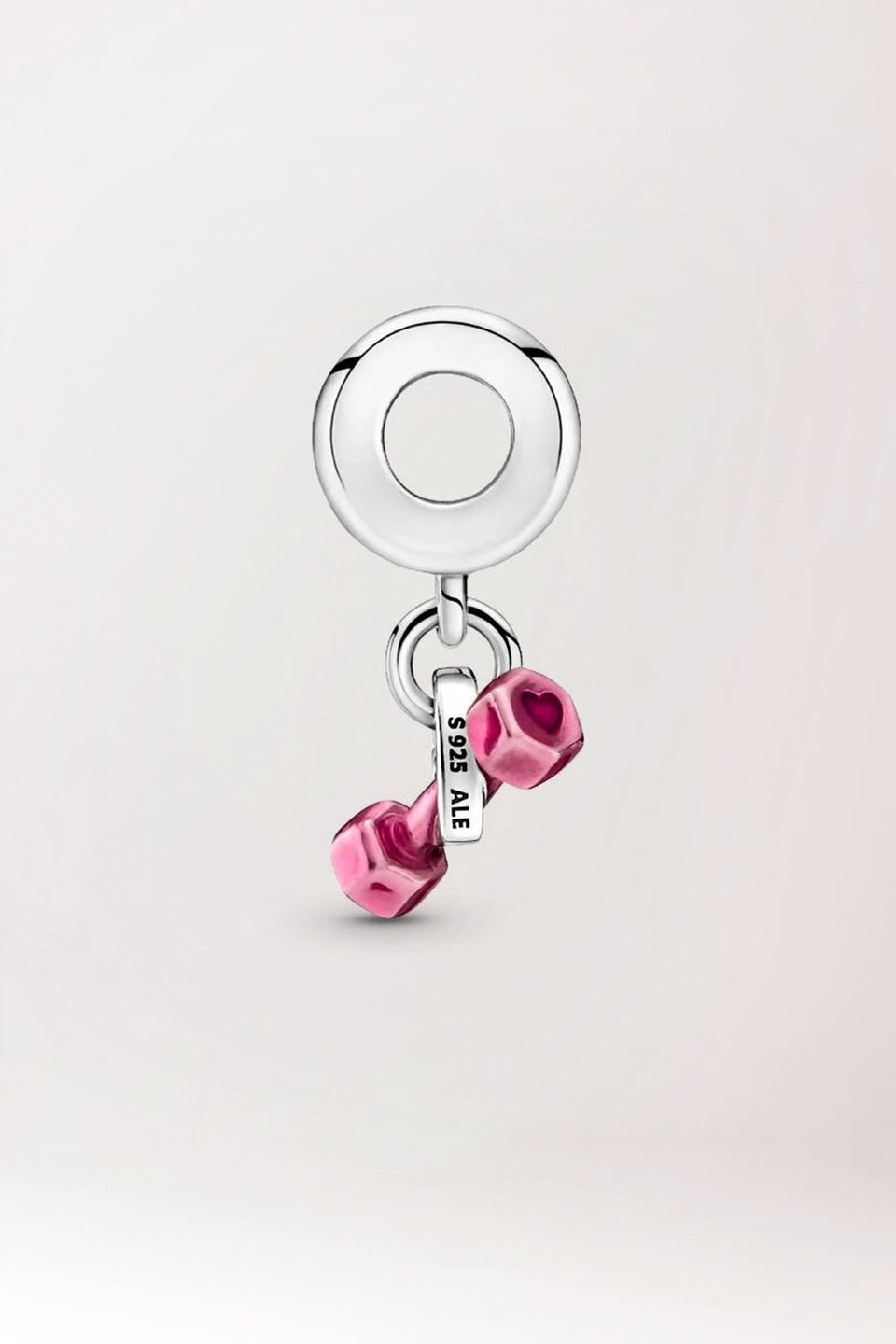 Charm mancuerna y corazón