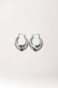 Pendientes Aros Yasmin en plata de ley 925