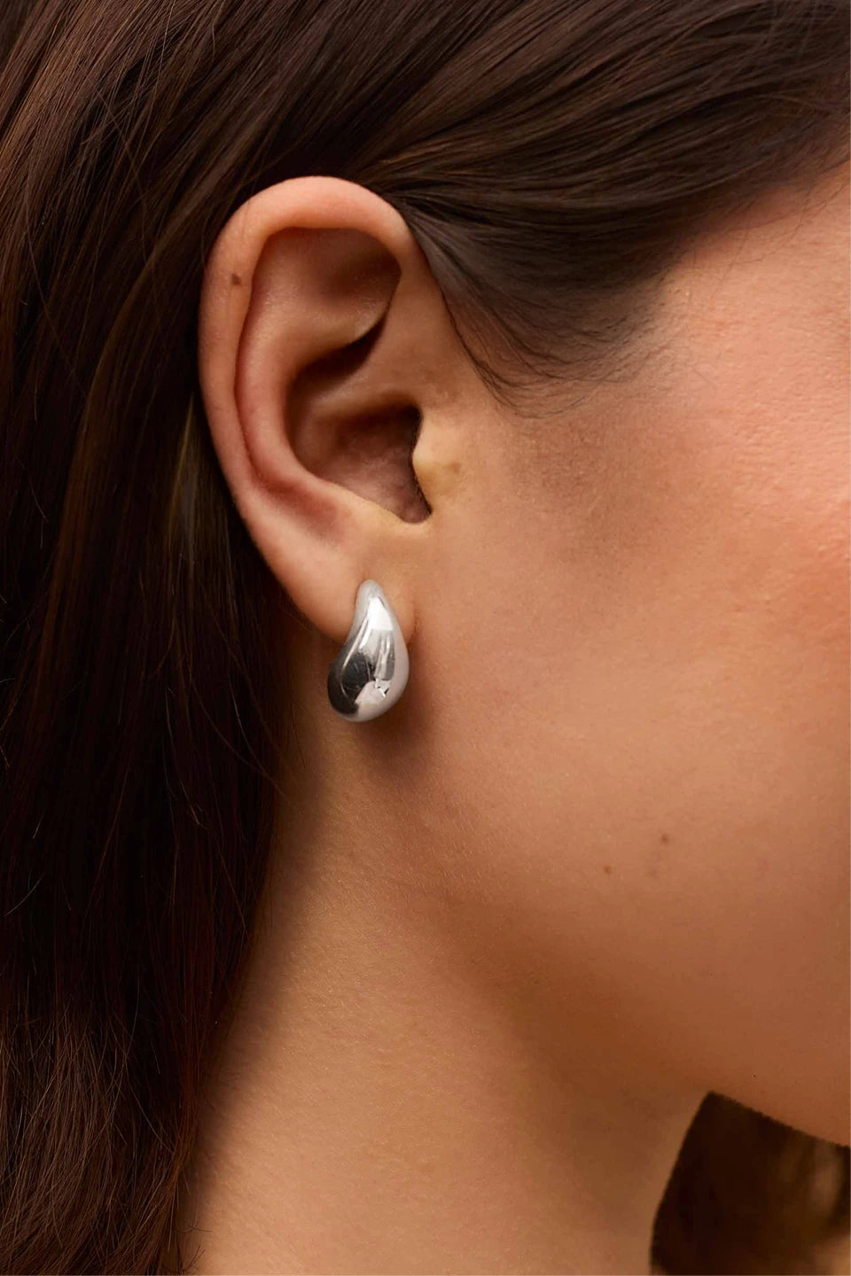 Pendientes de gotas en plata de ley 925