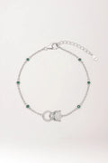 Pulsera cartier plata de ley rodiada 925