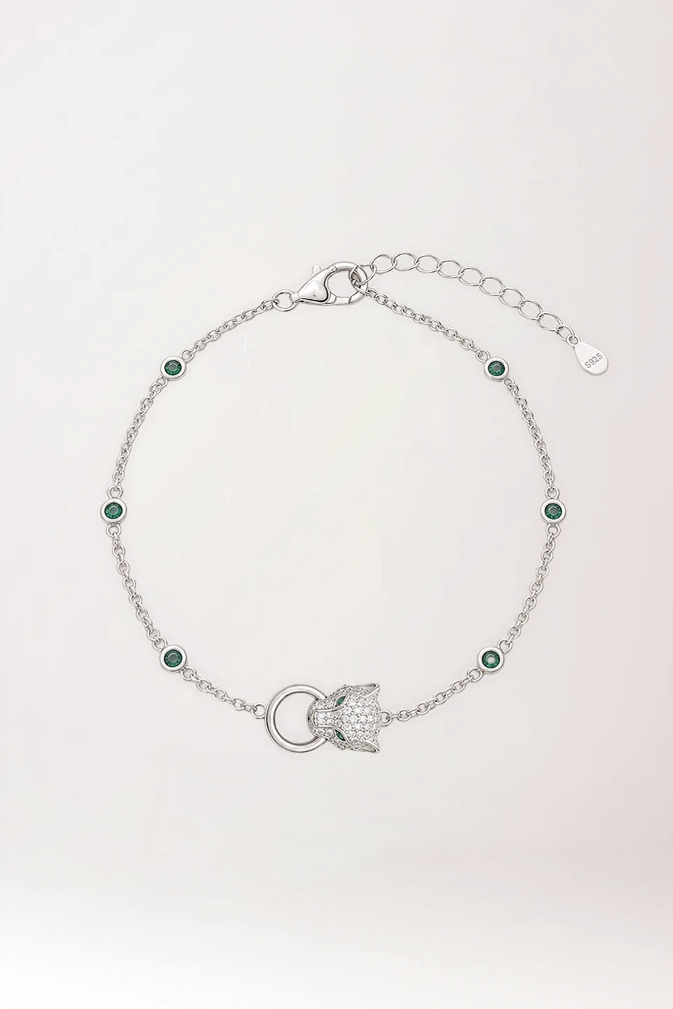 Pulsera cartier plata de ley rodiada 925