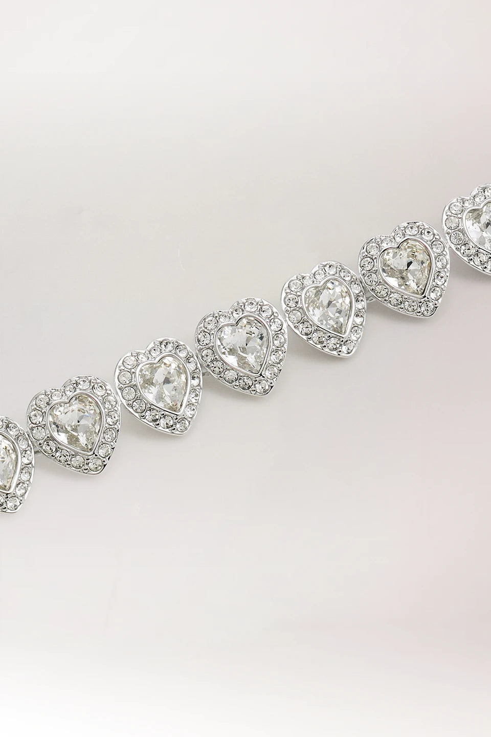 Pulsera corazón Ariadna Grande en plata de ley 925