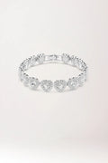 Pulsera corazón Ariadna Grande en plata de ley 925