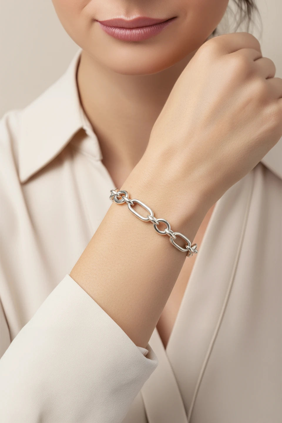 Pulsera Lidia en plata de ley 925