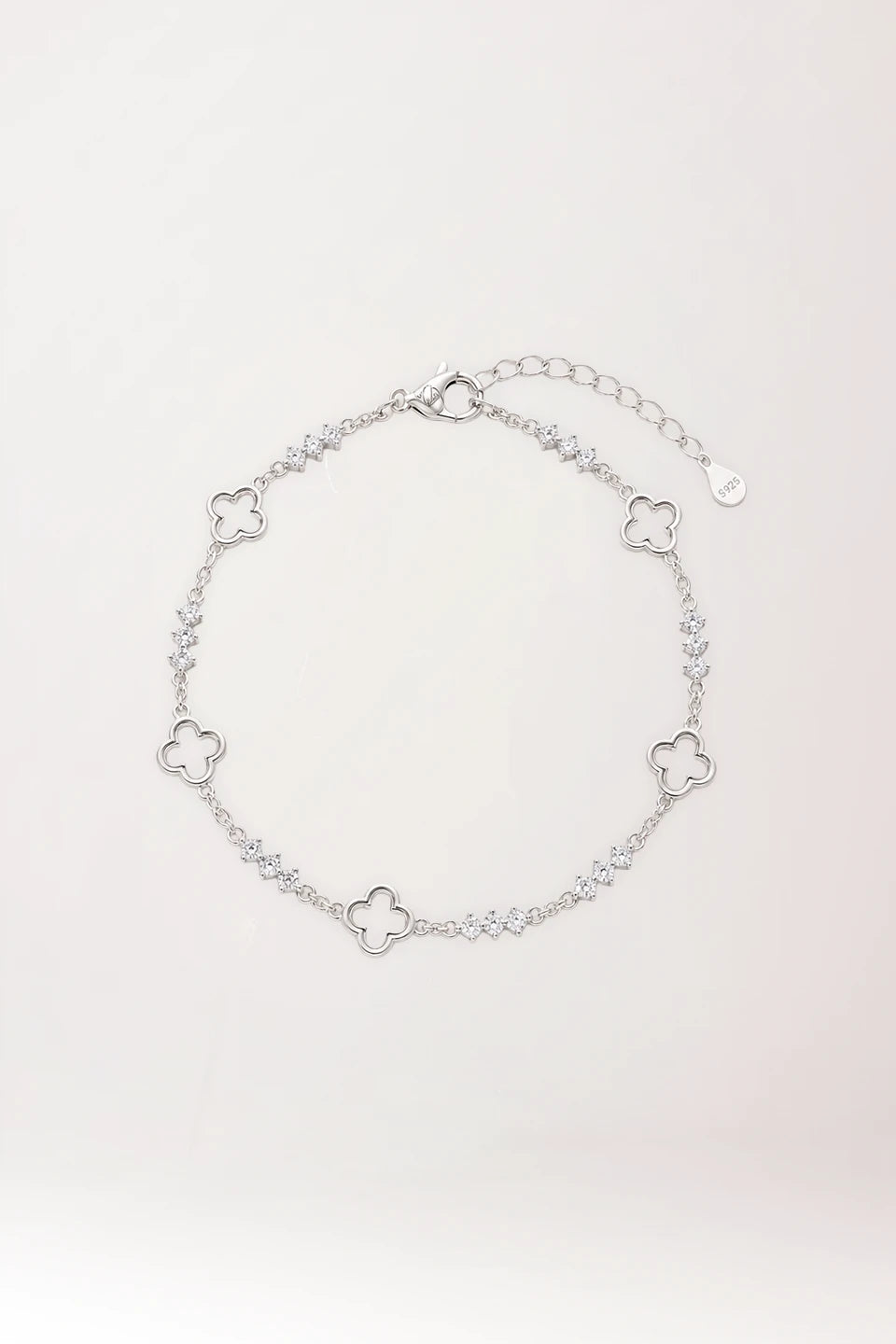Pulsera van cleef plata rodiada 925
