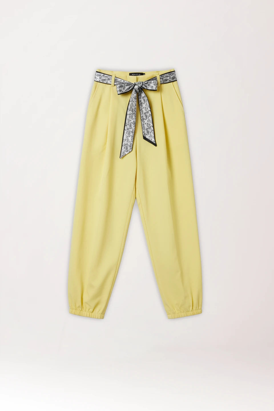 Pantalón globo amarillo