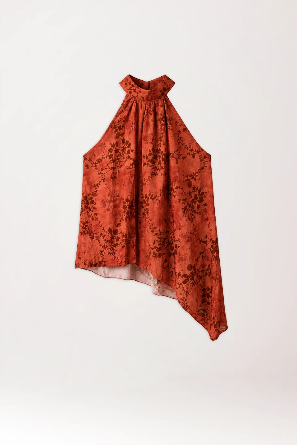 Conjunto flor cerezo naranja